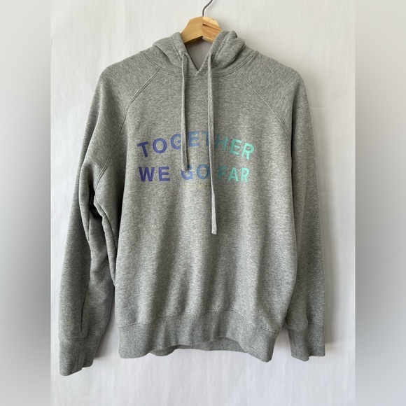 Spiritual Gangster X Peloton Hoodie Gray Together We Go Far size Medium - Picture 2 of 10